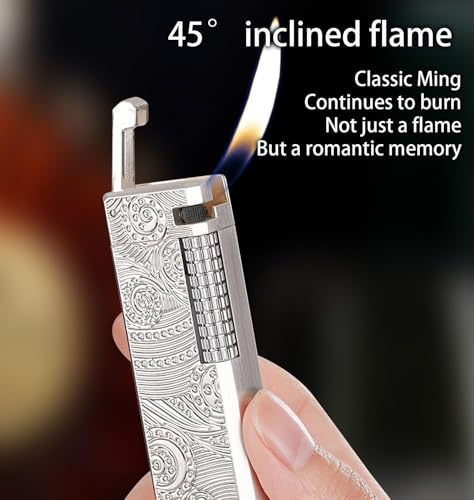 Encendedor de butano portátil, recargable y resistente al viento para velas y camping 4