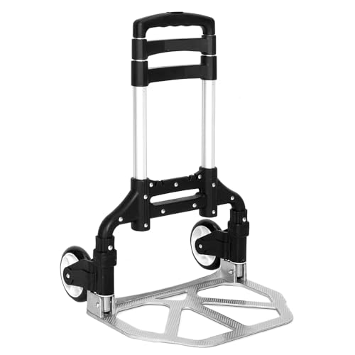 Carretilla plegable 3-en-1 con mango telescópico, 500 lbs capacidad miniatura 1