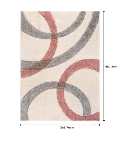 Image of Presence Gorgeous Design of Super Soft Shaggy Carpet for Living Room, Bedroom, Hall and Anywhere in Home. [12x15 feet]