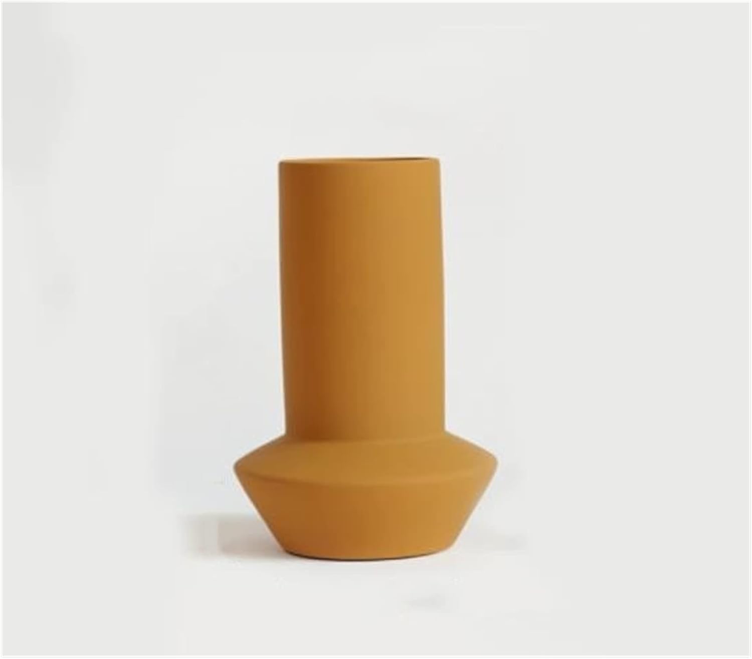 Vase Desktop Flower Vase Decor Ceramic for Room Decoration Tabletop Pot Vases Flowers(A Green)