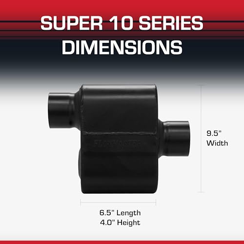 Flowmaster 843016 Super 10 Offset Inlet 3.00 Center Outlet Muffler by Flowmaster - Image 8