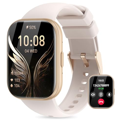 Miecgth Smartwatch Damen mit Telefonfunktion 1.75' Touchscreen Fitness...