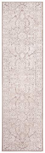 Tapete corredor SAFAVIEH Reflection Collection beige y crema miniatura 3