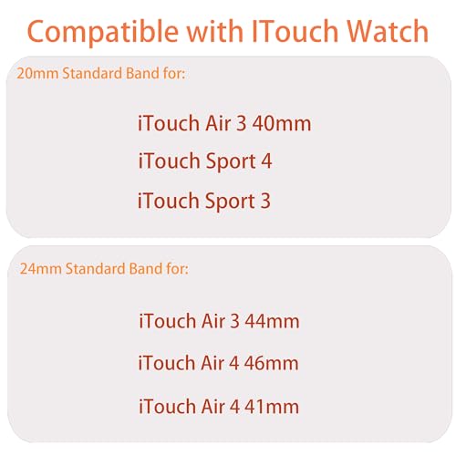 Correa compatible Lamshaw para iTouch Air 5 24mm miniatura 2