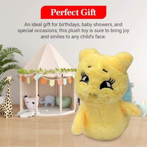 Image of ADORA Hooded Teddy Bear Soft Toy - Kawaii Plushie for Kids, Cute & Huggable Baby Plush Toy, Lovable Gift for Boys & Girls, Ideal for Birthdays & Special Occasions (Snail Yellow)