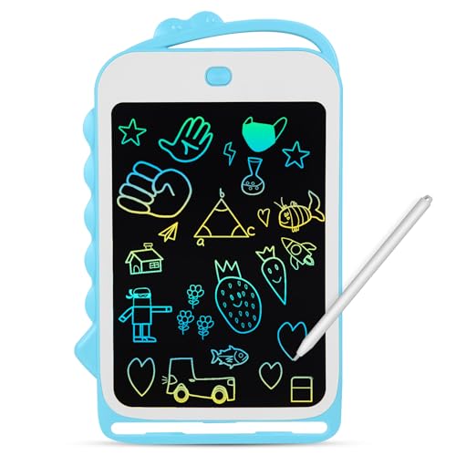 GOOGEES LCD Writing Tablet for Kids,8.5inch LCD Writing Tablet Boy/Girl Doodle Board Toy for 3-12 Year Olds Educational Birthday Gift (8.5 Inch Blue)