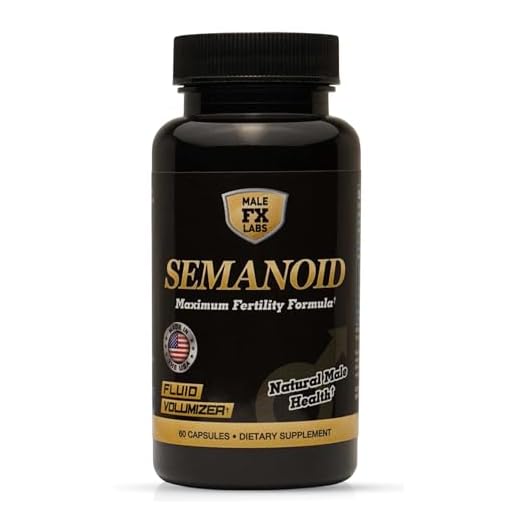 Semanoid (60 Caps) Maximum Fertility Formula and Volumizer - Advanced Fertility Ingredients and Men's Vitamin Blend, 1 Month Supply