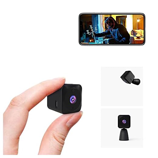 Spy Camera WiFi Hidden Camera 4K HD Mini Spy Cam for Home Security Easy to Use Wireless Indoor Smallest Camera with Motion Detection Night Vision