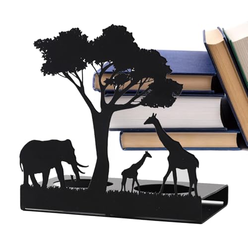 Silhouette - Portavelas decorativo con diseño de jirafa o alce, recuerdos de fiesta para reuniones familiares, fiestas de Navidad, entretenimiento