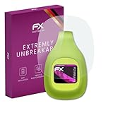 atFoliX Glasfolie kompatibel mit Fitbit Zip Panzerfolie, 9H Hybrid-Glass FX Schutzpanzer Folie