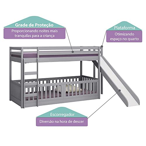 Beliche Montessoriana Prime RN com Plataforma Cinza - Casatema