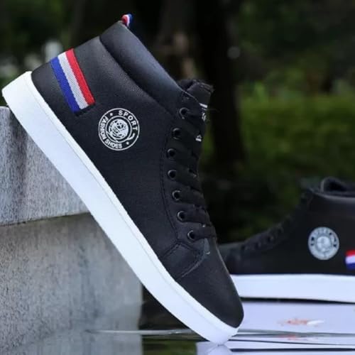 Image of High Tops Shoes for Men (Black)