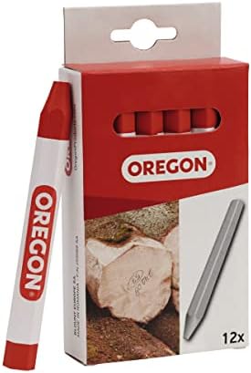 Oregon Multi Surface Marking Crayon, professionele 6-zijdige krijtmarker, schrijven op hout, metaal, steen, beton, tegels, keramiek, kunststof, glas en meer, set van 12, geel (295363