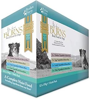 Burns Pet Nutrition Hypoallergenic Complete Wet Food Adult Dog Penlan Multipack 12x150 g