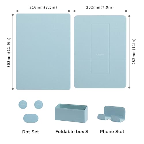 Base plegable modular LHiDS color Azul Agua miniatura 2