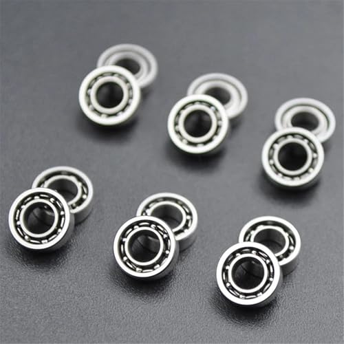 Roulements MR63 3x6x2 mm pour voiture RC : lot de 10 pièces open miniatures