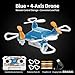 Mini Drone for Kids, Indoor Portable Nano Quadcopter with Altitude Hold, LED Lights, 3D Flips, Easy to Fly Toy Gift for Boys Girls