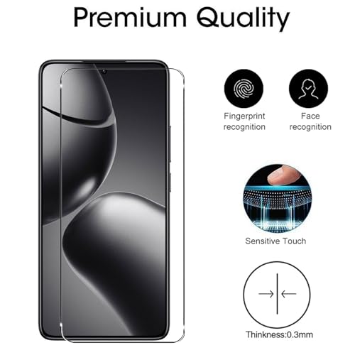 Film protecteur NOVAGO Xiaomi 14T Pro 4 films en verre trempé 0 3 mm Dureté 9H - vue 6