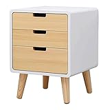 GRANDE CAPACITÉ: Fournissez suffisamment d'espace pour organiser des photos, des lampes, des livres, des collations, un réveil, des chaussettes, gardez-le propre et bien rangé. Simplicité élégante