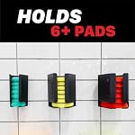 Maxshine Universal 6" Foam Pad Holder Mini – Wall-Mounted Polishing Pad Organizer for 6+ Foam Pads – Heavy-Duty Metal Storage Rack for Garage & Mobile Detailing (Logo) - Image 4