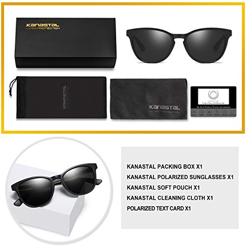 Óculos de sol femininos de proteção quadrada vintage polarizados óculos de sol femininos com lente p