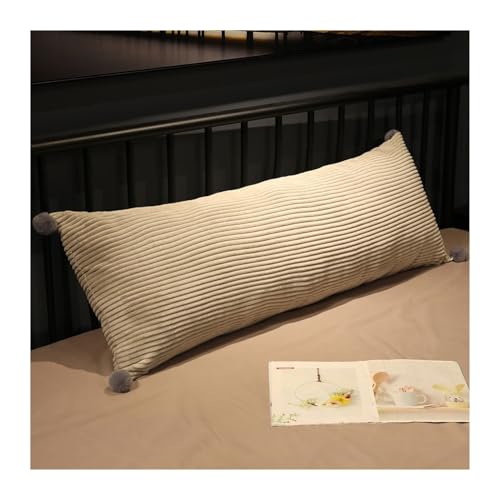 ANWEALTH Coussin de Dossier Coussin de Lecture pour Lit Canapé Long Rectangulaire Support de Dos Coussin de Canapé Grand Coin Dos Positionnement Lombaire...