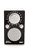 Tivoli Audio PALBTGBLK PAL BT Bluetooth Portable AM/FM Radio (High Gloss Black/White)