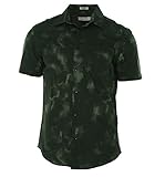 Calvin Klein Men's Cumulus-Print Short-Sleeve Shirt