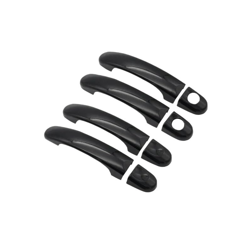 Autocollant poignée porte Caddy 2K noir brillant anti-rayures auto