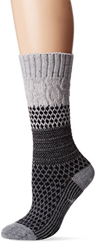 Smartwool PhD Outdoor Light Crew Socks - Women’s Popcorn Cable Wool Performance Sock