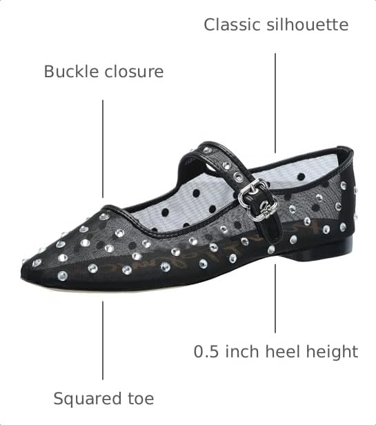 Image of Sam Edelman Women's Michaela Mesh Ballet Flats