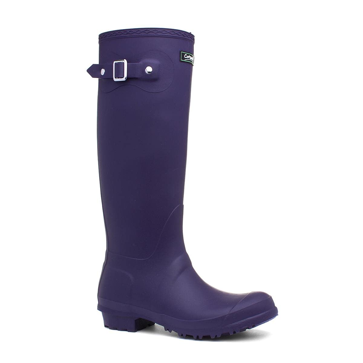 Cotswold Pull-On Self-Lined Wellingtons - Purple - Size 8