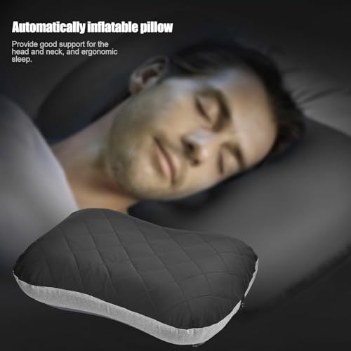Coussin gonflable pour dormir lavable et compact contre le mal de cou - 3
