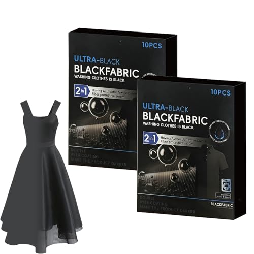 20 Piezas Para Lavar Y Teñir, Tinte Negro Intenso Para Ropa, Láminas Restauradoras De Color De Larga Duración, Tintes Textiles Para Oscurecer Tejidos, Para Algodón, Seda, Lino, Lana, Camisetas