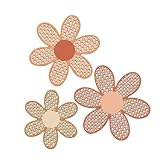deco fleur bois Décoration de cuisine daisy : cette pièce polyvalente peut utilisée dans pièces, y compris bureau, pour l'esthétique et la décoration occidentale