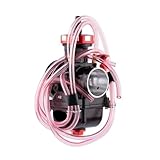 DIOBFZFY 33 34 35 36 38 40 42mm Carburetor Motorcycle FOR KE 2T 4T Scootter(Black 34mm) DIOBFZFY