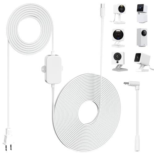 UYODM 30Ft/9m Outdoor Power Adapter for Wyze Cam Pan, V4,