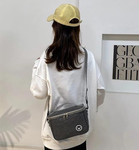 Bolsa térmica Grande Espaçosa Com Alça Portátil Lancheira para Marmita, Passeio, Escola, Faculdade,