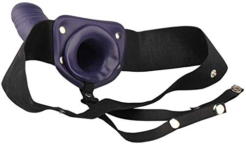 Consolador con correa hueco realista con correa elástica, 16,5 cm, extensor de pene para aumentar la erección, juguete sexual para hombres, calzoncillos con correa de lujo para él y ella