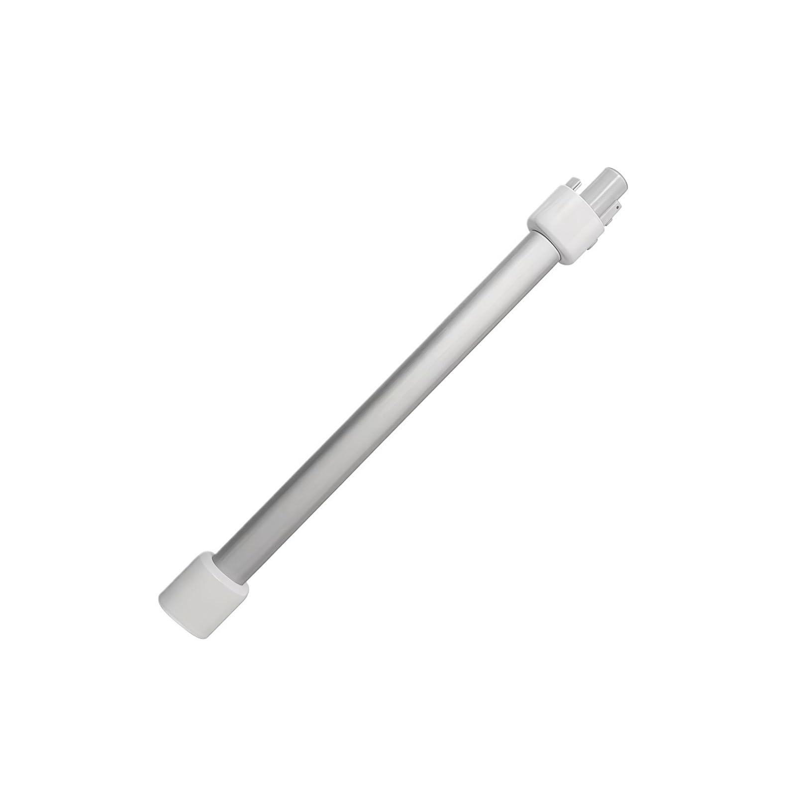 Conductive Tube Extension Rod Metal Aluminum Suction Rod，Compatible for Roidmi，Vacuum Cleaner Parts F8 F8e Nex S1 X20 X30(Silver-White Tube)