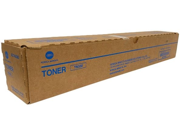 TTCopierGenuine OEM Konica Minolta Black Toner TN330K TN330 Cartridge AC7A030, 25K Yield Bizhub 300i Bizhub 360i