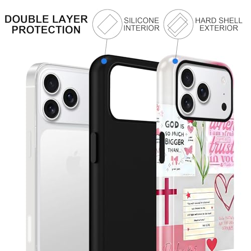 Coque chrétienne iPhone 17 Pro cadeau idéal pour filles et femmes