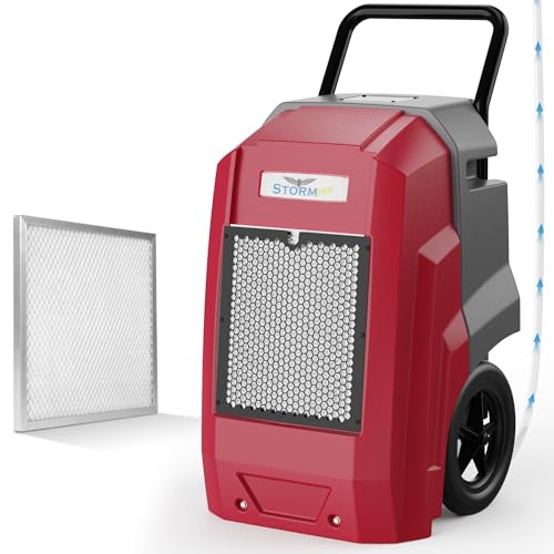 Image of ALORAIR Storm Pro Commercial Dehumidifier 180 PPD, LGR Portable Dehumidifier with Pump, cETL Listed, 6 Years Warranty, LCD Display, for Clean-Up, Flood, Moisture