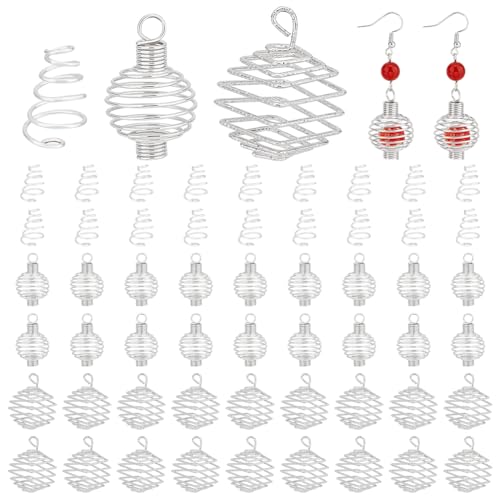 Cages à perles en spirale pour créer vos propres colliers porte-bonheur