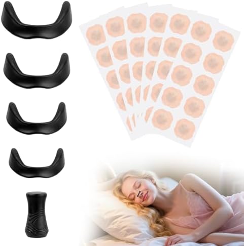 60 Pcs Tiras Nasales Magneticas, Tiras Nasales Antironquidos, Nas...