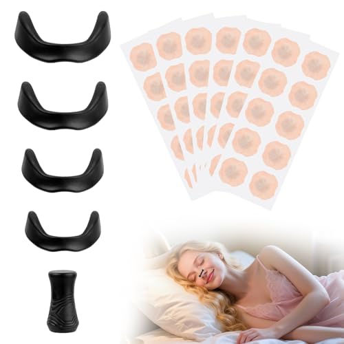 60 Pcs Tiras Nasales Magneticas, Tiras Nasales Antironquidos, Nasal Strips Magnetic, Nose Strips Magnet, Tira Nasal Magnetica, Dilatadores Nasalespara Hombres Mujeres + 4 Pinzas Nasals, 1 Recogedor