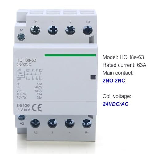 Contacteur modulaire haute isolation 4P 63A pour tableau DIN - 3