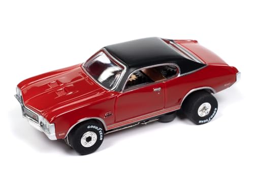 Auto World Thunderjet SC406-3B 1970 GS Fire Red HO Scale Slot Car