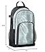 Augusta Sportswear All Out Glitter Backpack Silver Glitter/Black OS