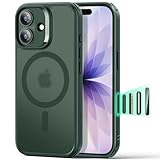 【3倍米軍MIL規格・MagSafe対応】ESR iPhone 17 ケース ワイヤレス充電 iphone17用 カメラボタン付き SGS認証 エアガードコーナー 黄変防止 耐衝撃 PC背面TPUバンパー 指紋防止 高耐久性 マグネットスマホケース Qi2.2対応 最大25W高速充電 マグセーフ いphone17ケース アイフォン17専用Classicシリーズ(フロストグリーン)